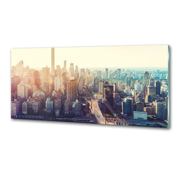 Panel antisalpicaduras Vista aérea de Nueva York