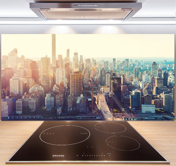 Panel antisalpicaduras Vista aérea de Nueva York
