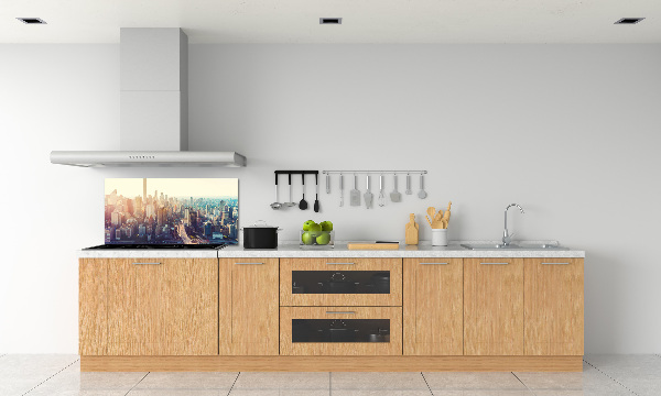 Panel lacobel Nowy Jork lot ptaka