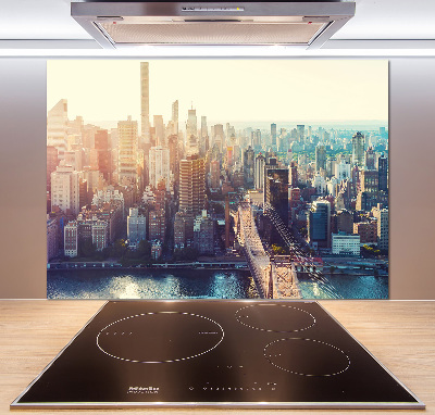 Panel antisalpicaduras Vista aérea de Nueva York