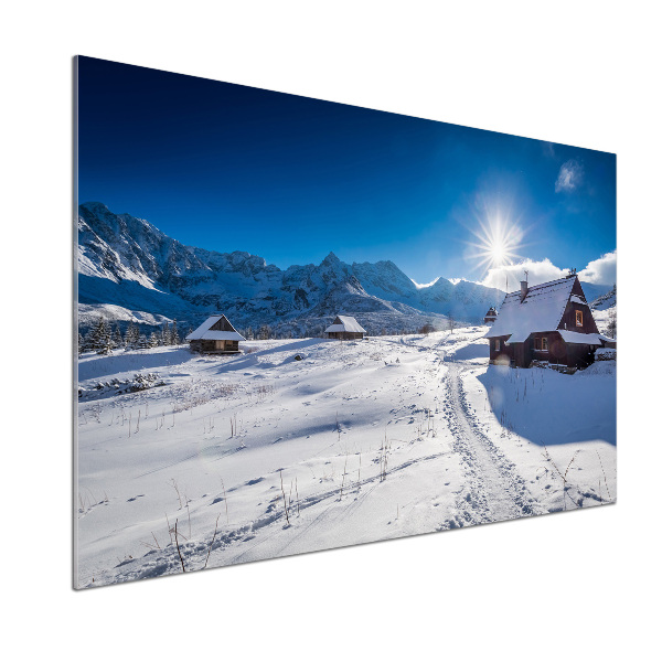 Panel dekor szkło Hale Tatry