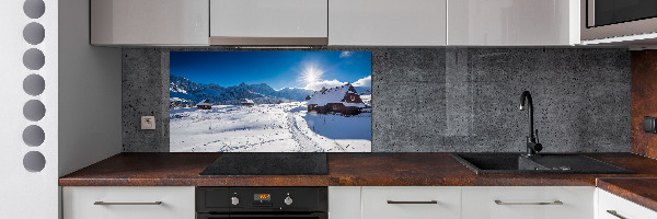 Panel dekor szkło Hale Tatry