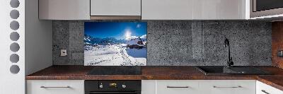 Salpicadero para cocina Pastos de los montes Tatra