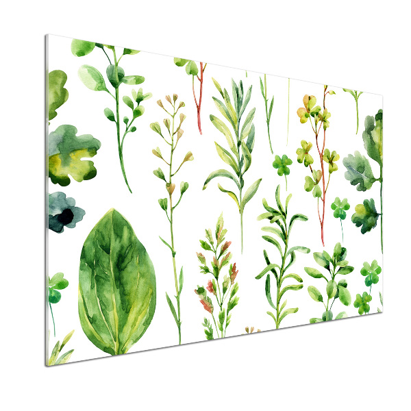 Salpicadero de cocina Hierbas y malezas