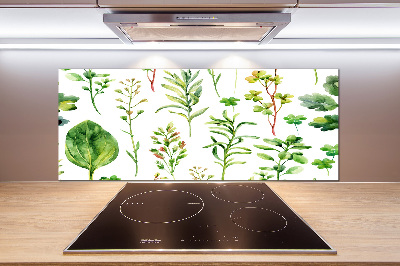 Salpicadero de cocina Hierbas y malezas