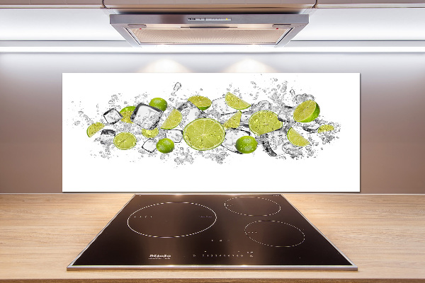 Salpicadero de cocina Cubitos de hielo de lima