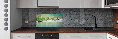 Panel do kuchni Kaczki nad wodą