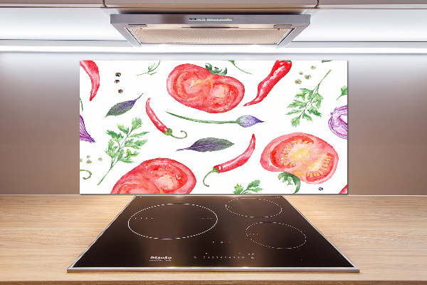 Salpicadero de cocina Tomate y especias