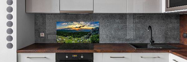 Panel do kuchni Górska panorama
