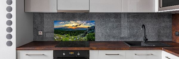Panel para cocina panorama de montaña