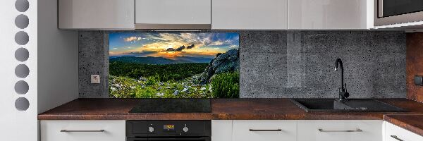 Panel para cocina panorama de montaña