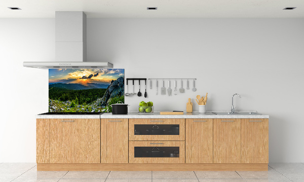 Panel para cocina panorama de montaña