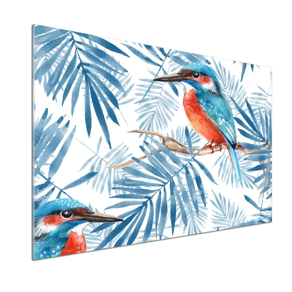 Salpicadero de cocina Plantas y aves