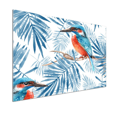 Salpicadero de cocina Plantas y aves