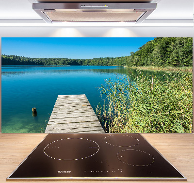 Panel para cocina Muelle en el lago