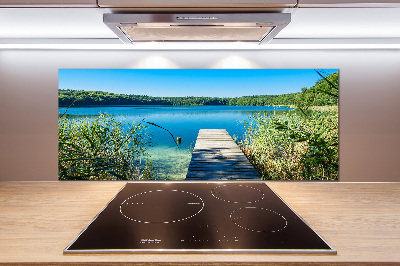 Salpicadero para cocina Muelle en el lago