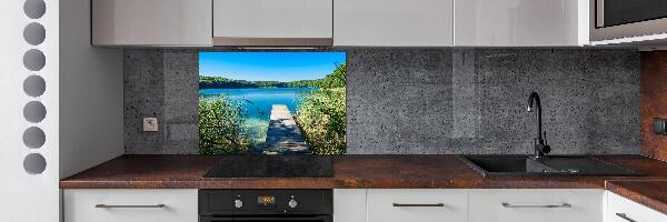 Salpicadero para cocina Muelle en el lago