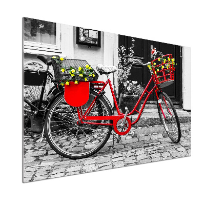 Panel de pared de cocina Bicicleta de ciudad