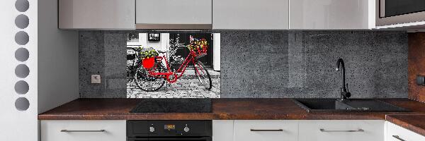 Panel de pared de cocina Bicicleta de ciudad
