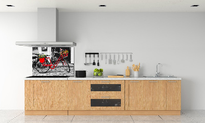 Panel de pared de cocina Bicicleta de ciudad