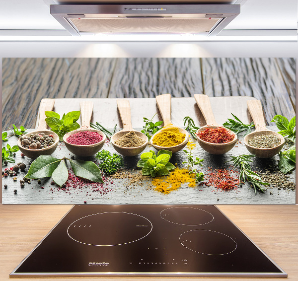 Salpicadero para cocina Especias de colores