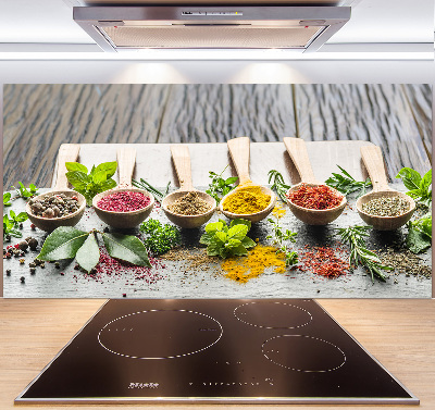 Salpicadero para cocina Especias de colores