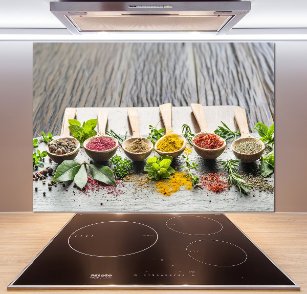 Salpicadero para cocina Especias de colores