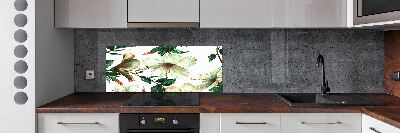 Panel antisalpicaduras flores de hibisco