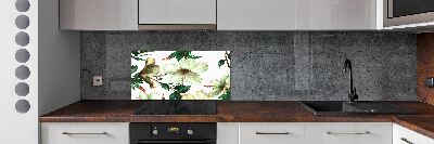 Panel do kuchni Kwiaty hibiskusa