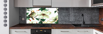 Panel do kuchni Kwiaty hibiskusa