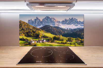 Salpicadero para cocina Panorama de la montaña