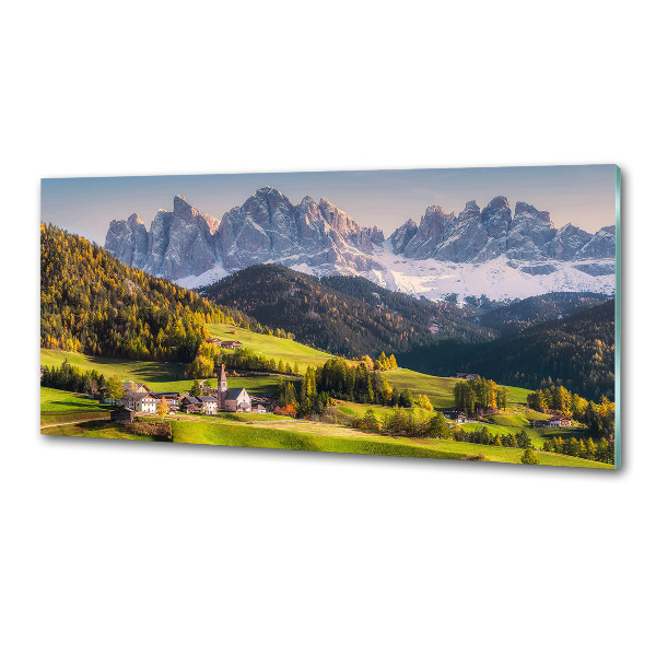 Salpicadero para cocina Panorama de la montaña