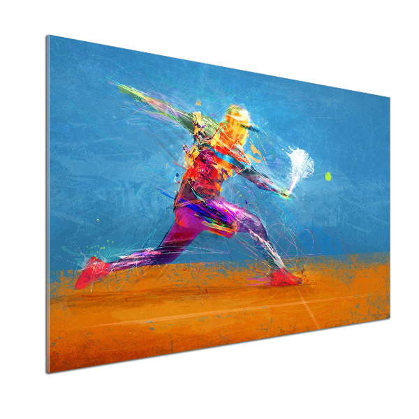 Salpicadero de cocina Jugador de tenis