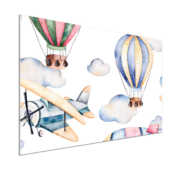 Panel do kuchni Samoloty i balony