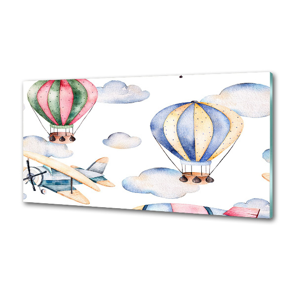 Salpicadero para cocina Aviones y globos