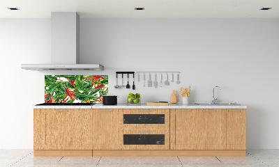 Panel de pared de cocina Patrón floral