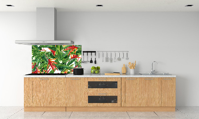Panel de pared de cocina Patrón floral