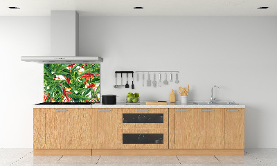 Panel de pared de cocina Patrón floral