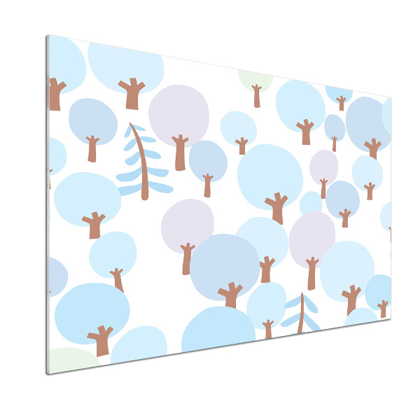 Salpicadero para cocina Árboles coloridos