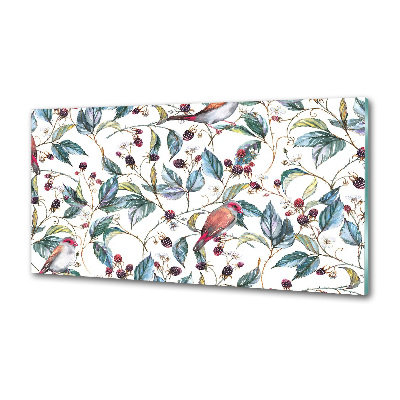 Salpicadero de cocina Mora y pájaros