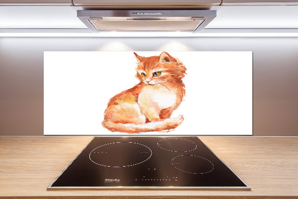 Panel para cocina Gato pelirrojo