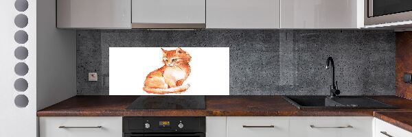 Panel para cocina Gato pelirrojo