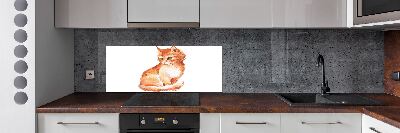 Panel para cocina Gato pelirrojo