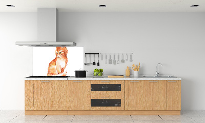 Panel para cocina Gato pelirrojo