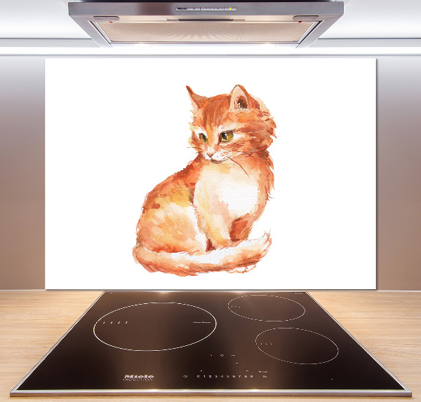 Panel para cocina Gato pelirrojo