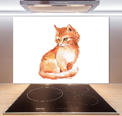 Panel para cocina Gato pelirrojo