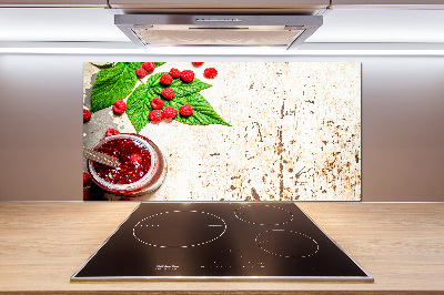 Panel antisalpicaduras Mermelada de frambuesa