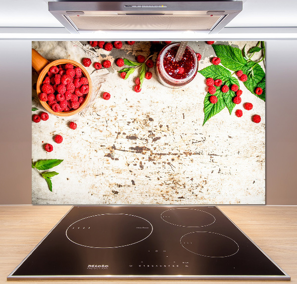 Panel antisalpicaduras Mermelada de frambuesa
