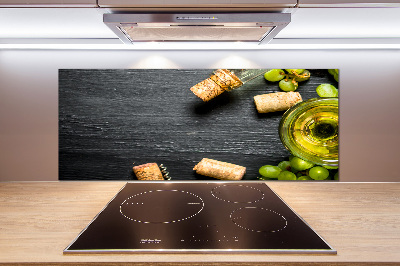 Salpicadero para cocina Vino blanco y fruta