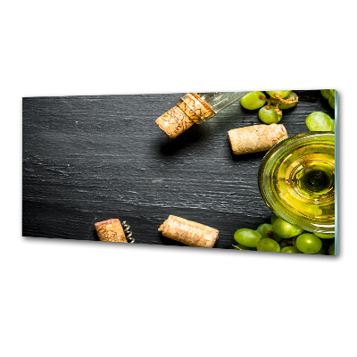 Salpicadero para cocina Vino blanco y fruta